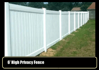 Vinyl Fence - Privacy Fence
