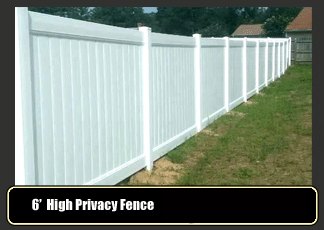 vinyl fence - privacy vinyl